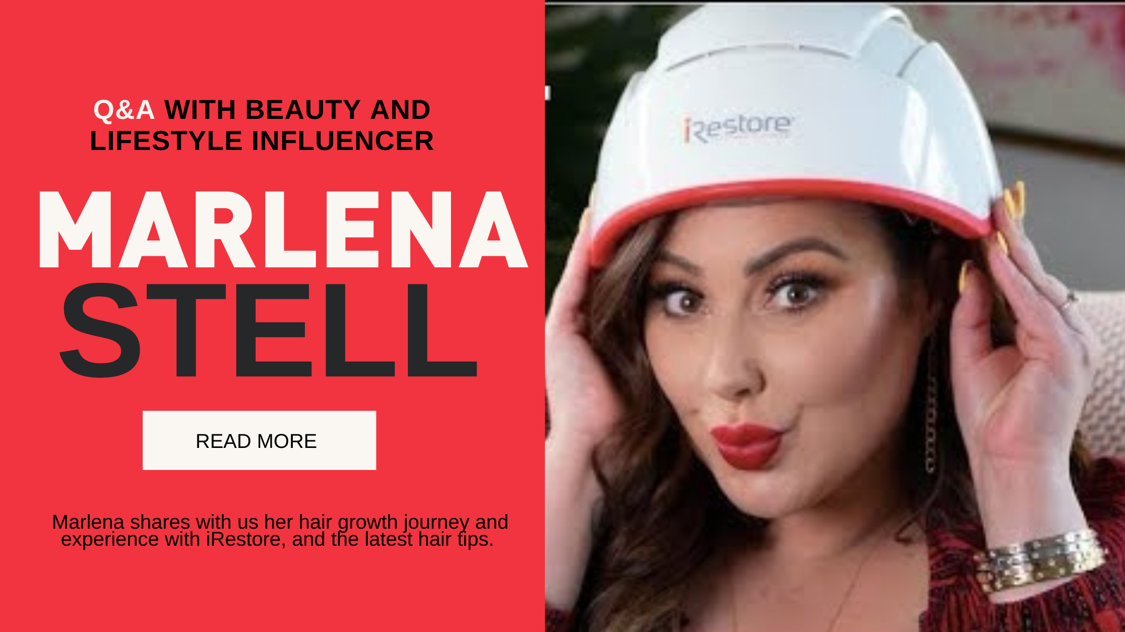 Q&A with Beauty and Lifestyle Influencer Marlena Stell - iRESTORE Laser –  iRESTORE Hair Growth System