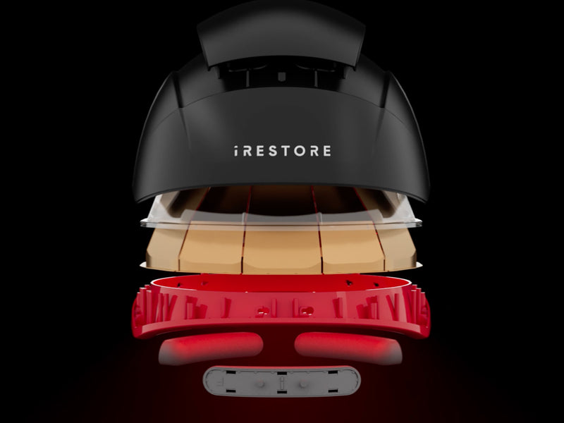 Image showing the build and each part of the Elite helmet device.