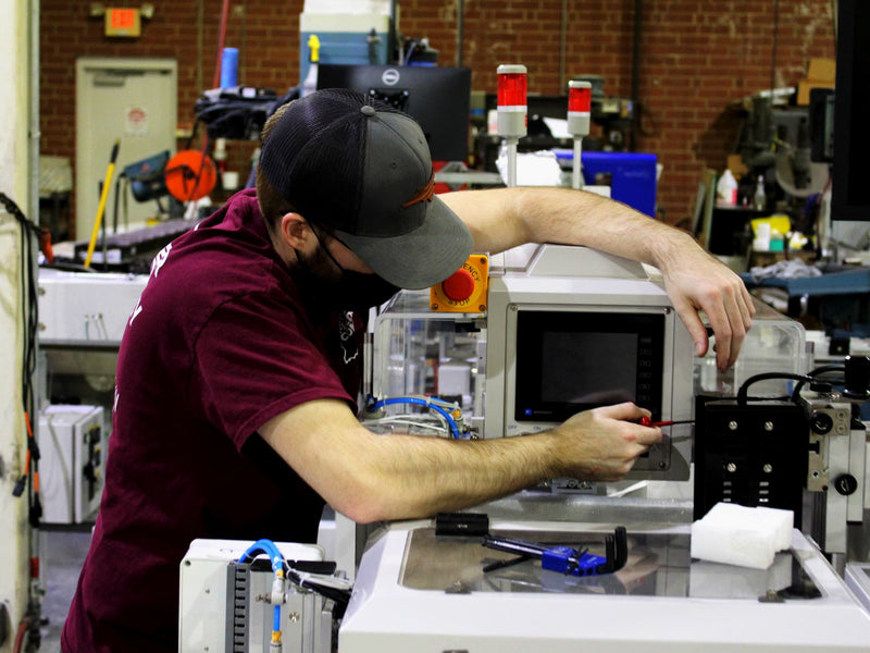 Image showing how the safety assurance is conducted on the laser devices.