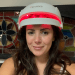 female wearing irestore device