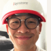 male wearing irestore device