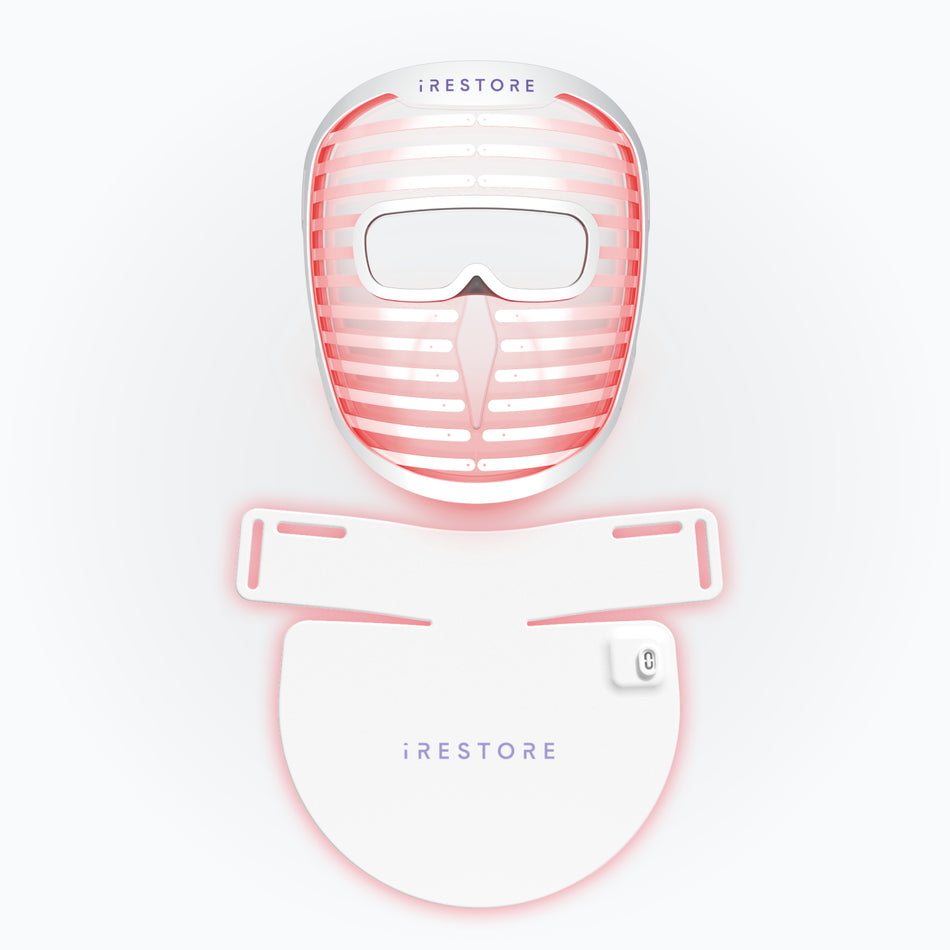 Image of the Illumina Duo which includes the Face Mask and Neck and Chest Mask device.