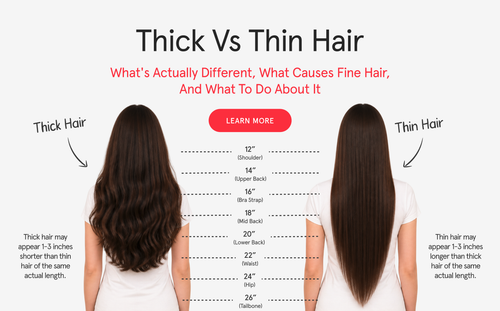 Thick vs Thin Hair: What's Actually Different, What Causes Fine Hair, and What to Do About It