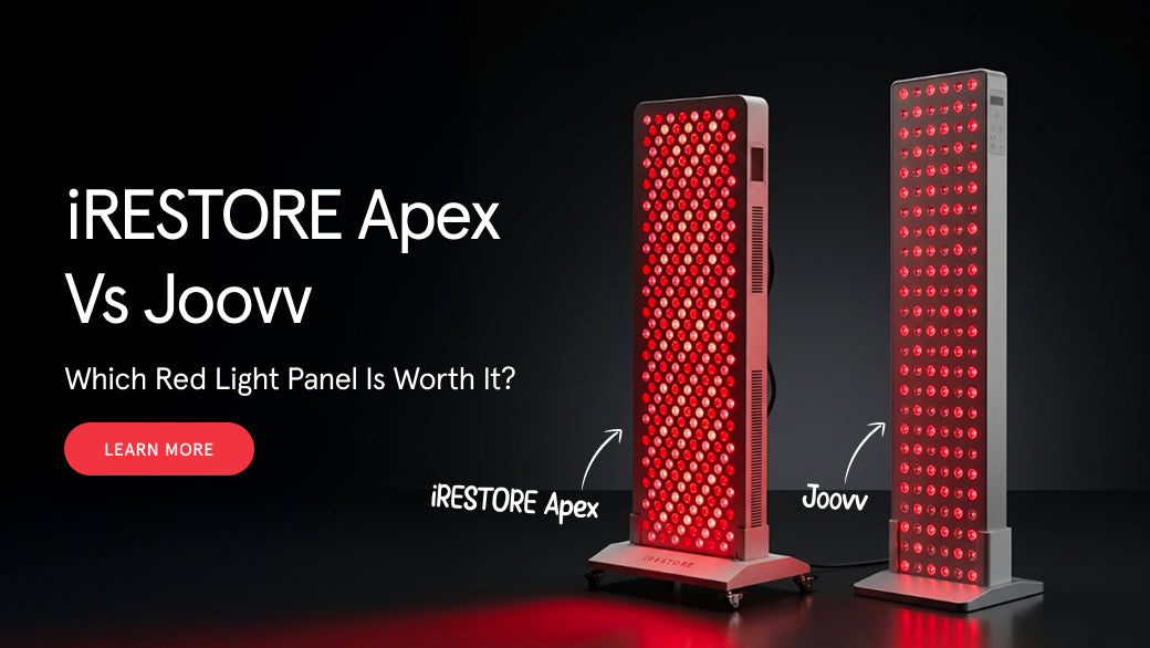 iRESTORE Apex vs Joovv - Which Red Light Panel Is Worth It?