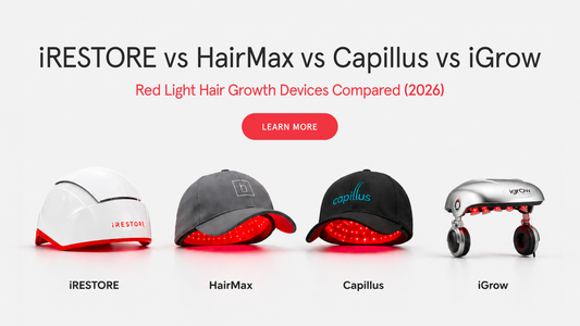 iRESTORE vs HairMax vs Capillus vs iGrow: Red Light Hair Growth Devices Compared (2026)