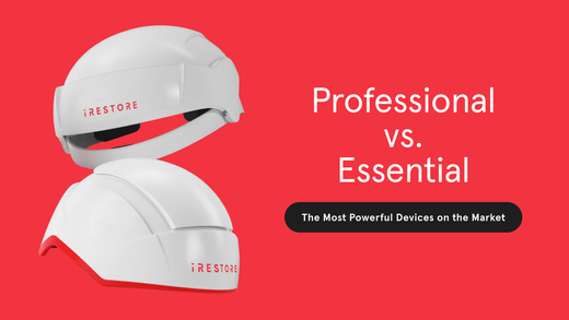 Professional versus Essential, the most powerful device on the market. Image banner showcasing the Essential Device and Professional Device.