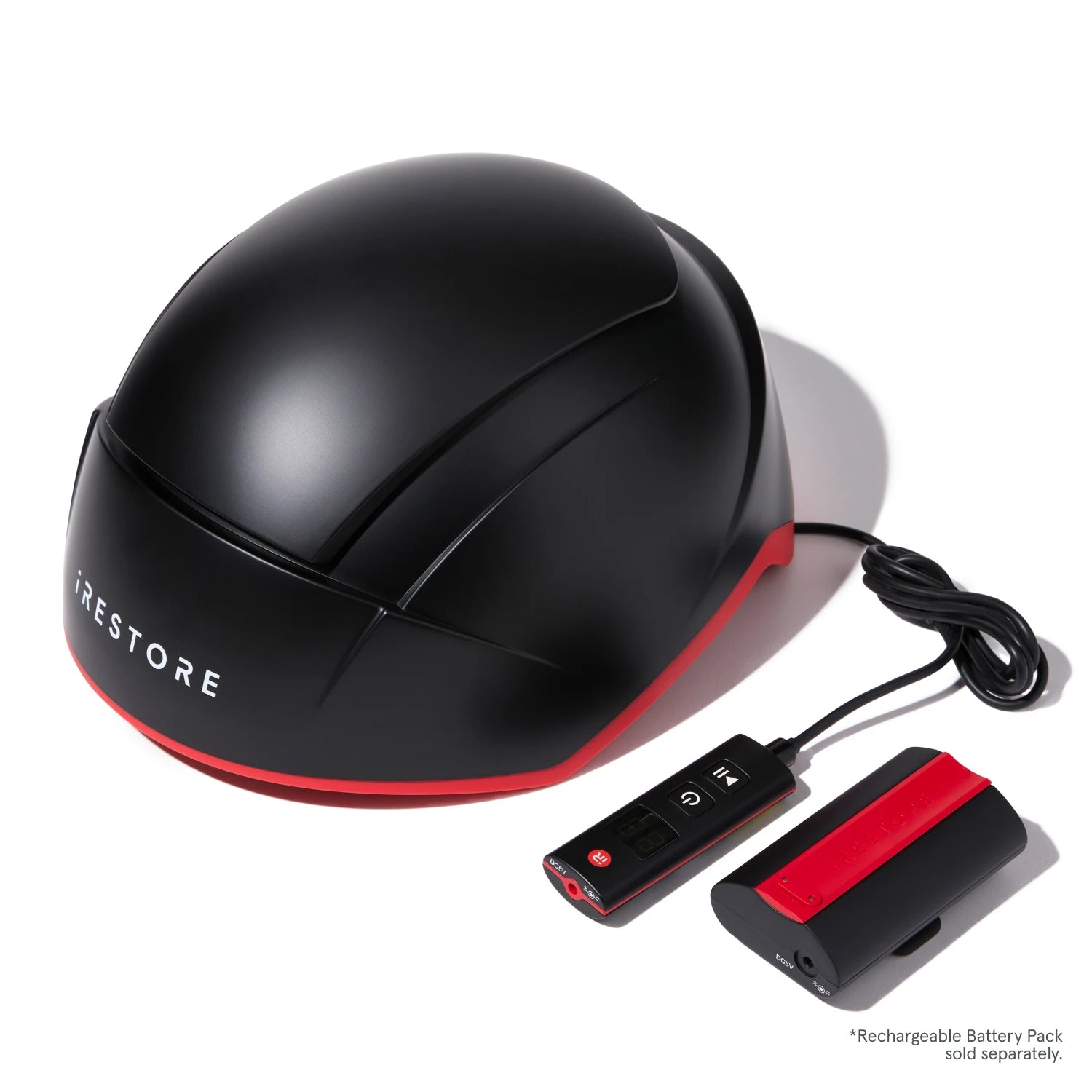 Top view image of the Elite with the Rechargeable Battery Pack beside it.