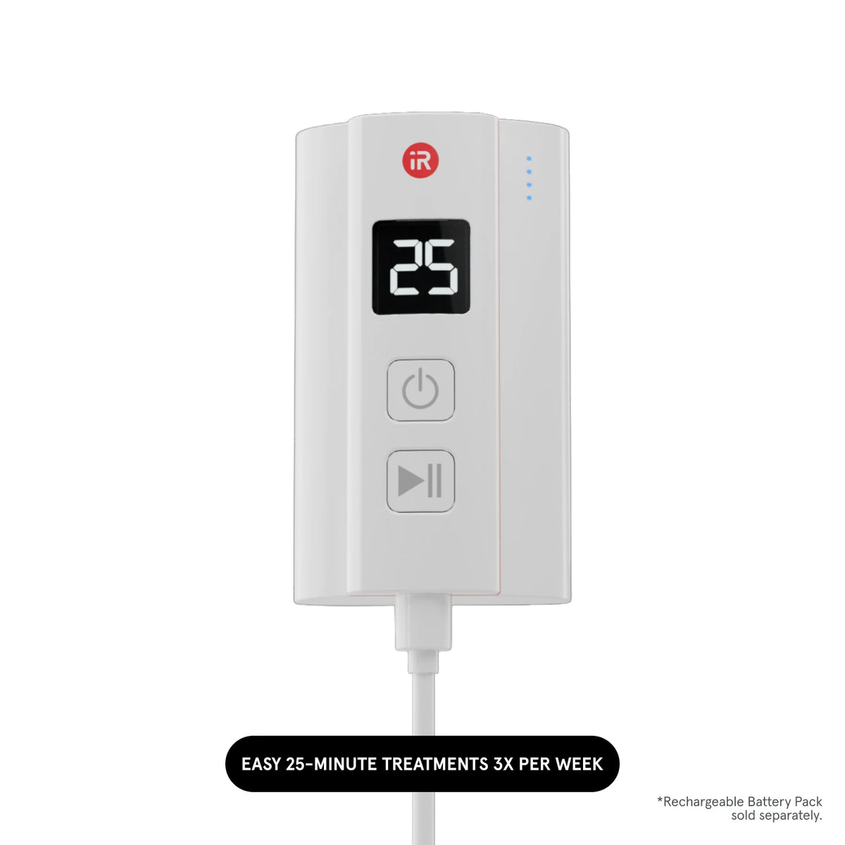 Image of the rechargeable battery for Essential hair device.
