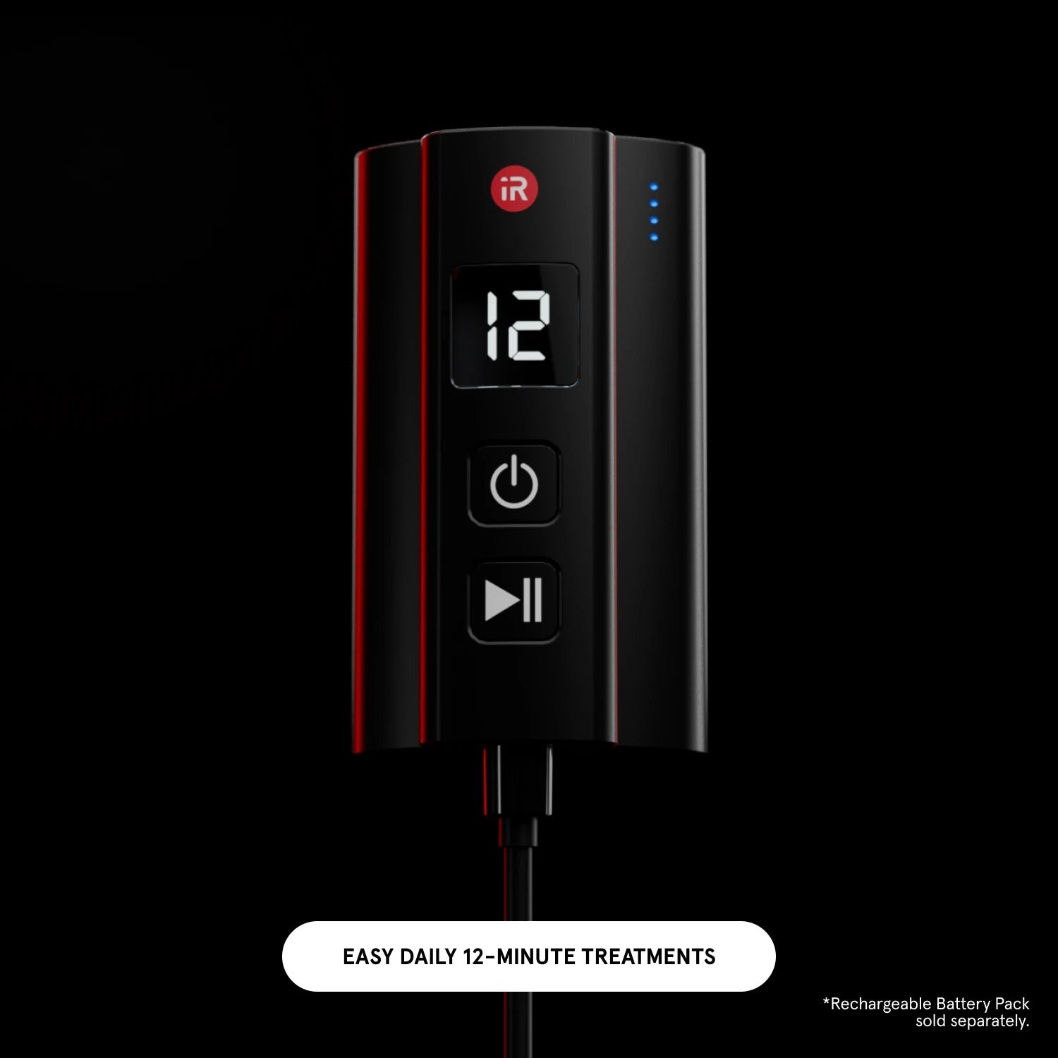 Image of the rechargeable battery for Elite hair device.