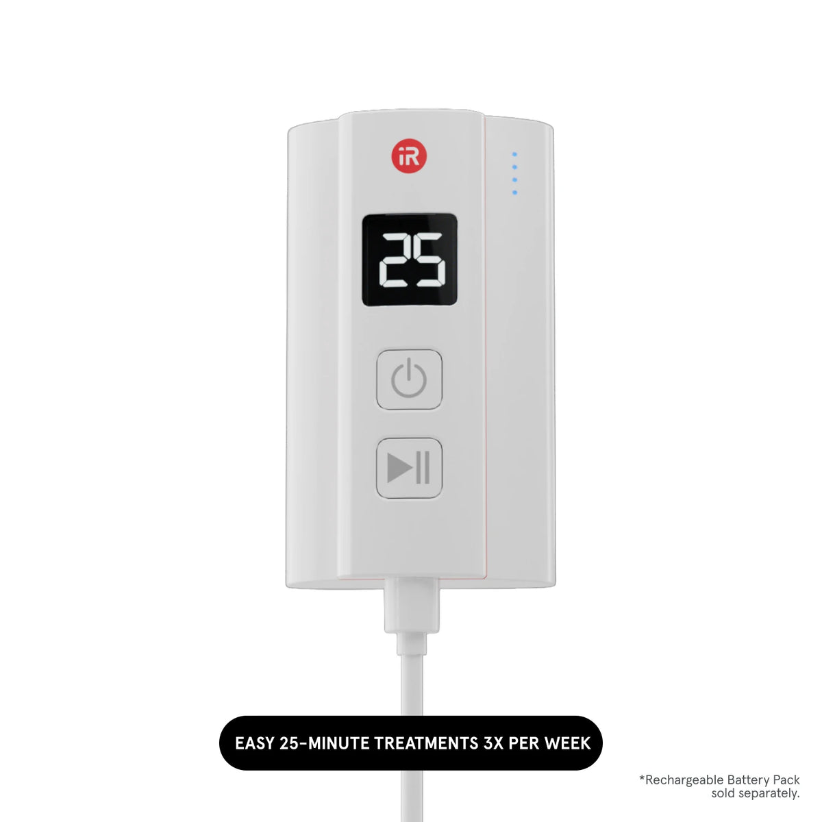 Image of the rechargeable battery for Professional hair device.