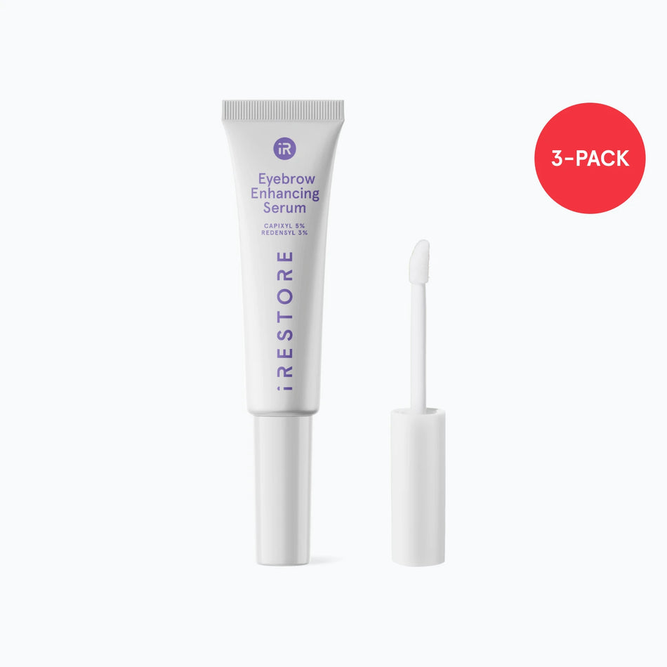 Image of the Eyebrow Enhancing Serum showing the 3-Pack badge.