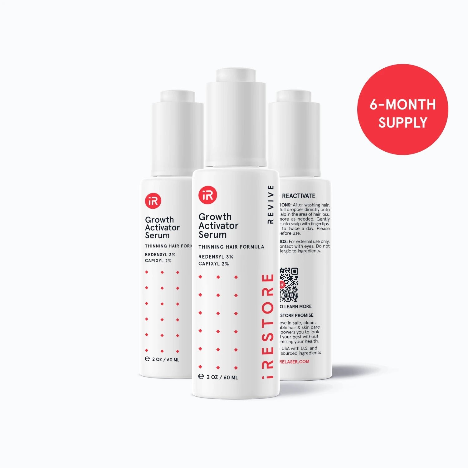 6 month supply of growth activator serum