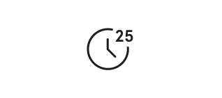 Icon for 25-minutes Treatment