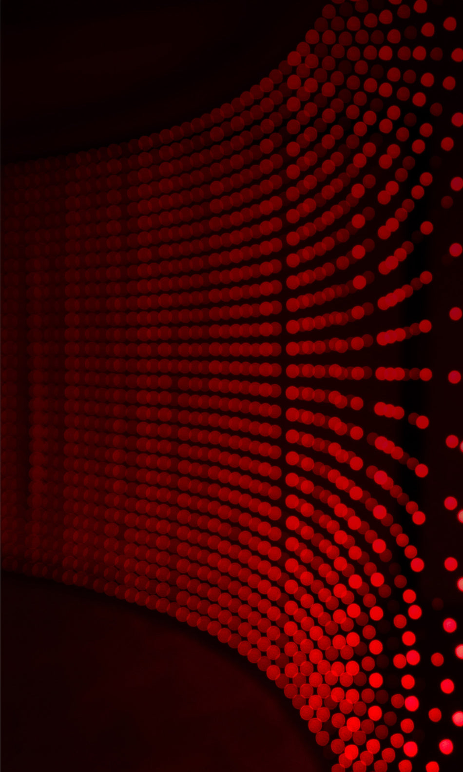 Numerous red LEDs