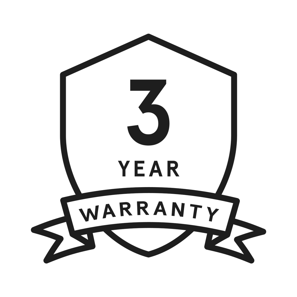 Icon for 3 year warranty