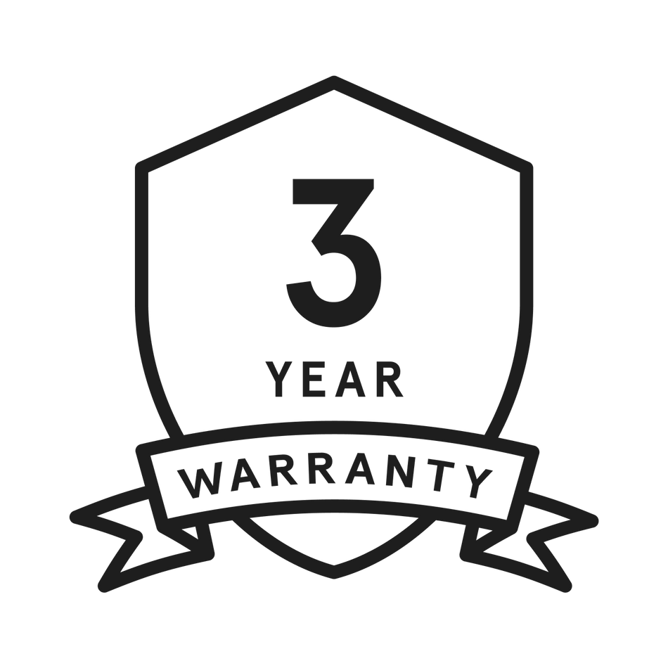 Icon for 3 year warranty