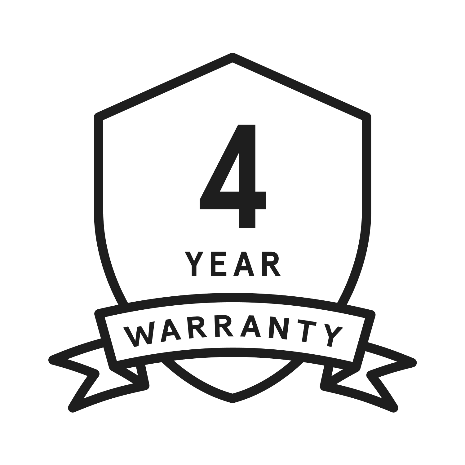 Icon for 4 year warranty