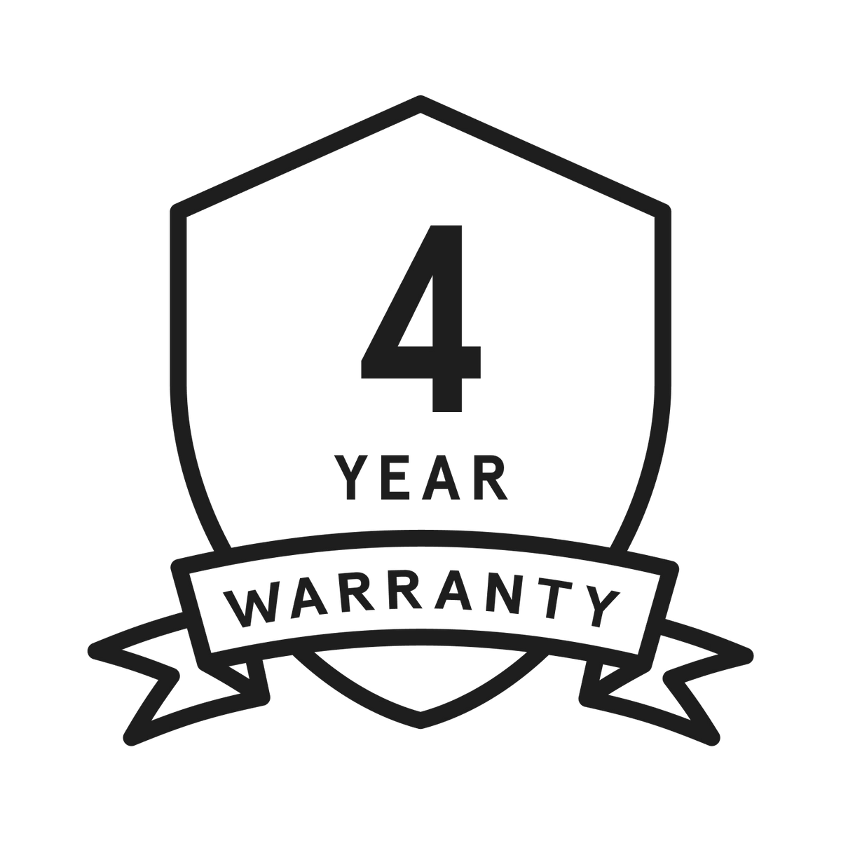 Icon for 4 year warranty
