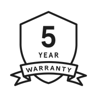 Icon for 5 year warranty