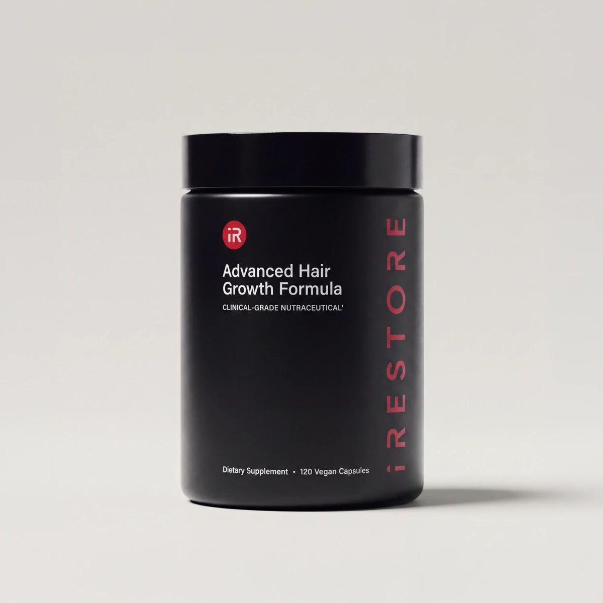 Advanced Hair Growth Formula against a clean grey background.