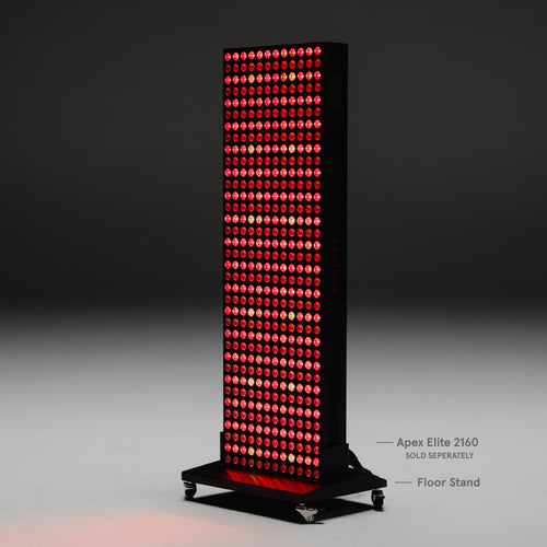 Apex body panel on top of black floor stand