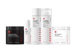 advanced hair growth formula, Growth activator serum, thickening duo, and hair growth formula