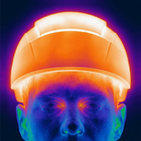 Thermal imaging of a person wearing irestore elite