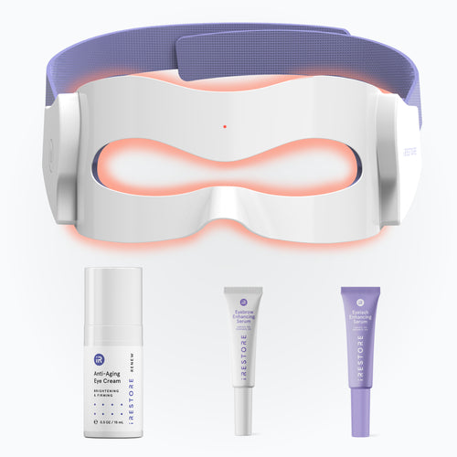 Illumina Youthful Eye bundle - contains Illumina eye mask, anti-aging eye cream, eyebrow and eyelash enhancing serum