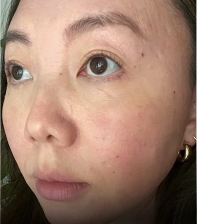 after image of woman's face