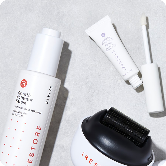 growth activator serum, derma roller, eyelash enhancing serum