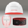 Professional helmet, illumina face mask, sculpt LED belt