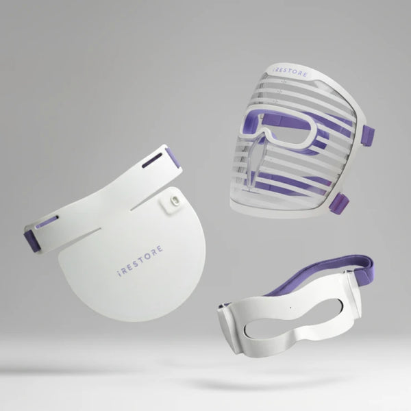 Illumina face mask, neck and chest mask, and eye mask