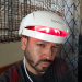 male wearing irestore device