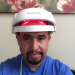 male wearing irestore device