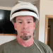 male wearing irestore device