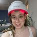 female wearing irestore device