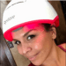 female wearing irestore device