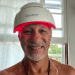 male wearing irestore device