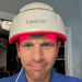 male wearing irestore device