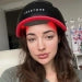 female wearing irestore device