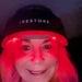 female wearing irestore device
