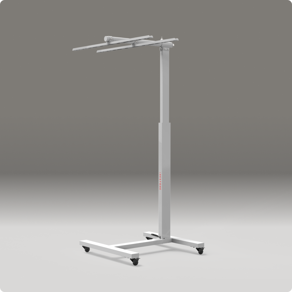 white universal stand