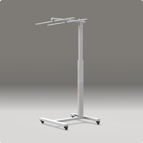 white universal stand