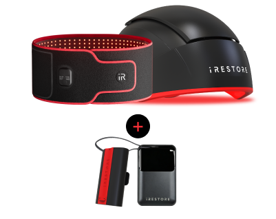 iRESTORE Elite + Sculpt and batteries