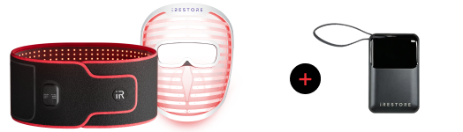 Sculpt belt and face mask + power bank