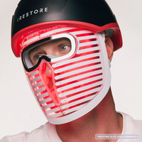 man wearing face mask pro and elite helmet