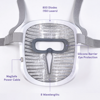 inside part of the face mask pro where the 150 lasers are visible