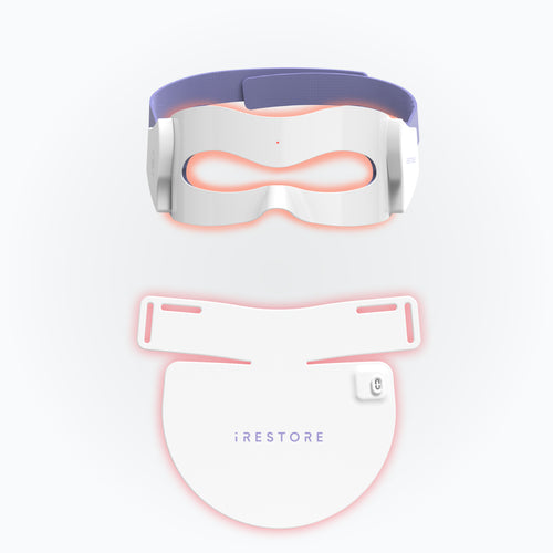 led eye mask and neck and chest mask