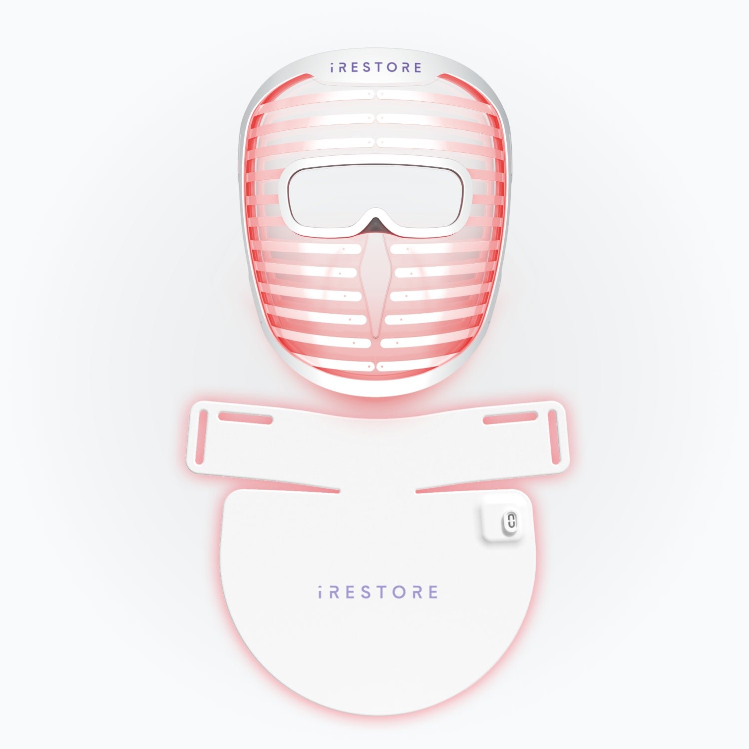 Image of the Illumina Duo which includes the Face Mask and Neck and Chest Mask device.