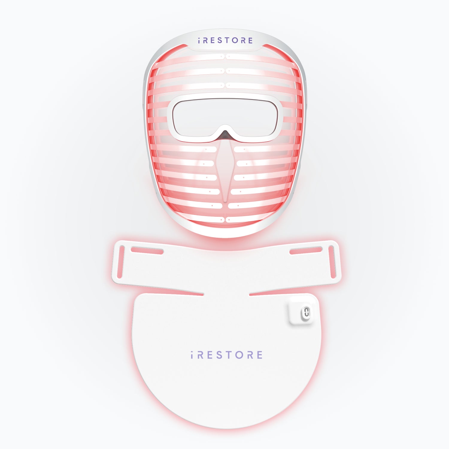Image of the Illumina Duo which includes the Face Mask and Neck and Chest Mask device.